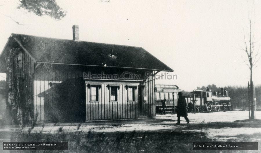 Postcard: Railroad Station, Middleton, Massachusetts